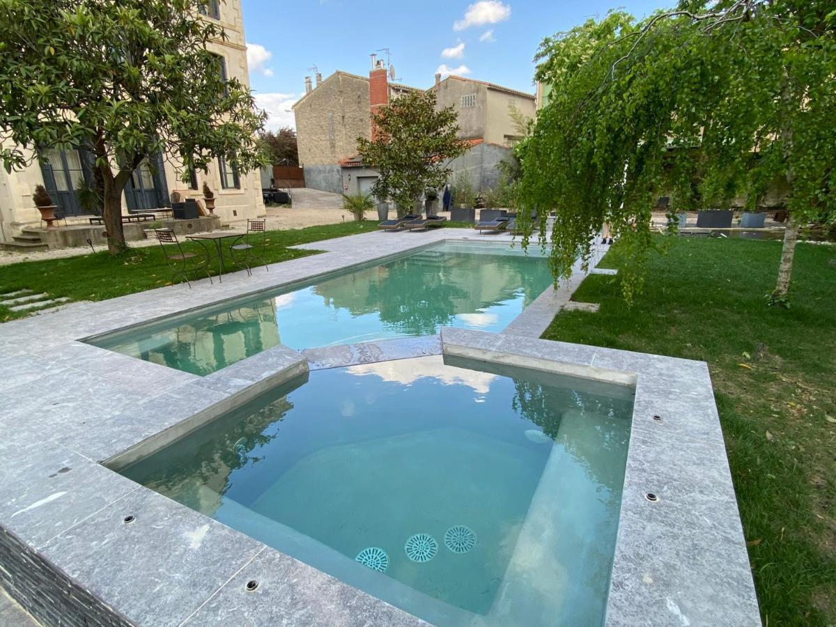 Demeure Saint Louis Historic Manor, City 700M, Parking,A C,Clim,Wifi, Heated Pool, City View 카르카손 외부 사진