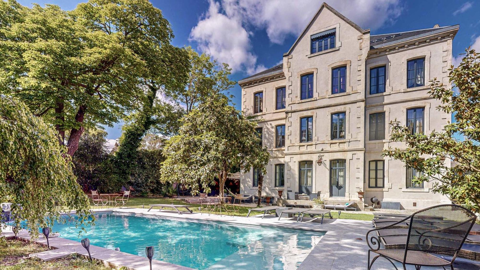 Demeure Saint Louis Historic Manor, City 700M, Parking,A C,Clim,Wifi, Heated Pool, City View 카르카손 외부 사진