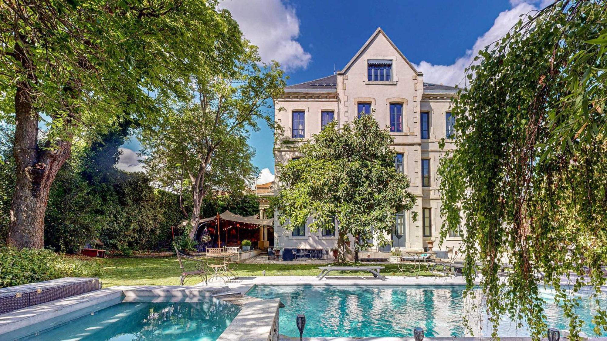 Demeure Saint Louis Historic Manor, City 700M, Parking,A C,Clim,Wifi, Heated Pool, City View 카르카손 외부 사진